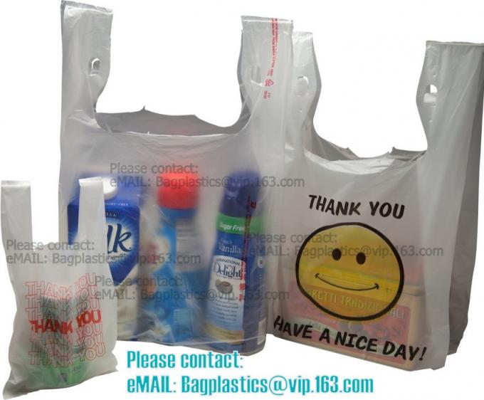 printed vest carrier bags