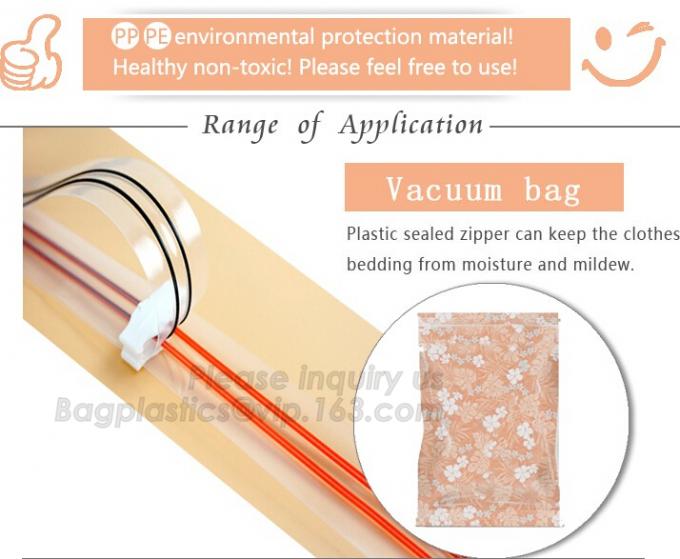 inequilateral double track pe zipper for pouch, premium Hooking-Lok/press-lok for bag, TPU Water Proof Zipper, dry divin