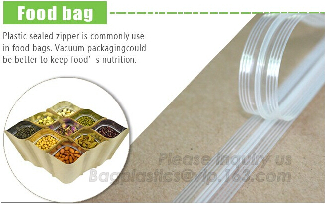 inequilateral double track pe zipper for pouch, premium Hooking-Lok/press-lok for bag, TPU Water Proof Zipper, dry divin