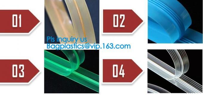 inequilateral double track pe zipper for pouch, premium Hooking-Lok/press-lok for bag, TPU Water Proof Zipper, dry divin