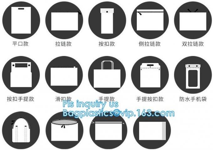Trim PVC Cosmetic Bag Waterproof Slider Gusset Zipper Makeup Case Beauty Pouch, Logo printed luxury holographic PVC make