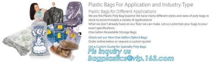 LDPE ice cubes packing carry out bags, insulated dry cold ice bag/Transparent LDPE Wicket bag, ice cube bags, BAGEASE