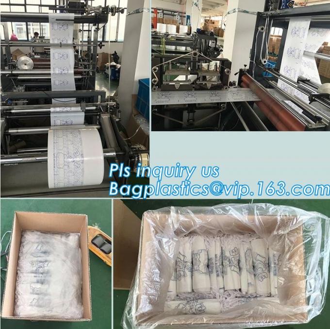 LDPE ice cubes packing carry out bags, insulated dry cold ice bag/Transparent LDPE Wicket bag, ice cube bags, BAGEASE