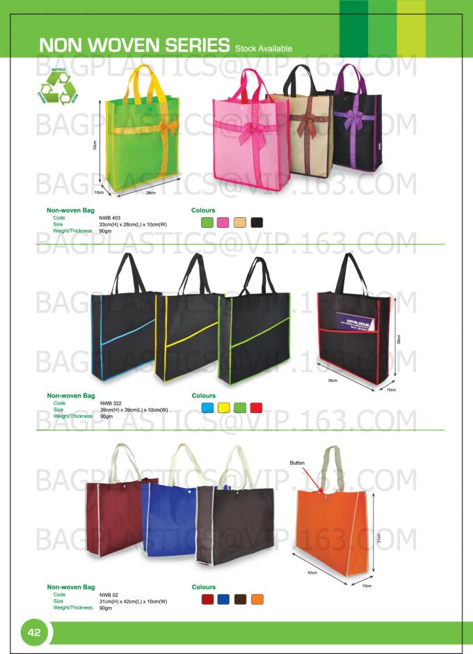 Custom PP Non Woven Bag Shopping, Custom PP Non Woven Shopping Bag, Image Non Woven Tote Bag, Bagease, Bagplastics