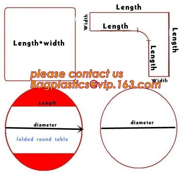 Polka Dots Banquet Plastic Tablecloths Table Cover Wedding Party Decorations, plastic oval table tablecloth PVC waterpro