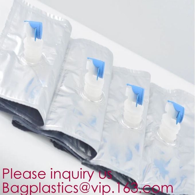 3L ,5L ,10L ,20 L Wine Dispenser Packaging Bag milk Spout bib Bag In Box,butterfly valve box bag/juice plastic BIB bag i