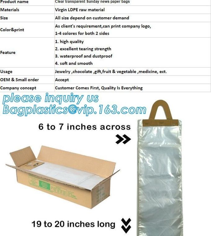 polyethylene wicket bag,biodegradable wicket poly bags fashionable wicket bag with card heder,Wicket Bread Packaging Bag