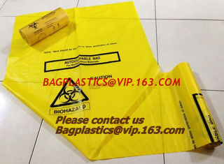 China Autoclave waste bag, Specimen bags, autoclavable bags, sacks, Cytotoxic Waste Bags, biobag supplier
