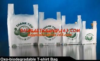 China Vest Handle Sealing bags, Handle bags, Degradable T-shirt bag,biodegardable t-shirt bag supplier