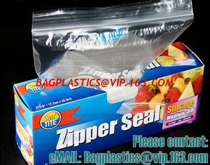 China resealable, reclosable trasnparent freezer plastic k bag, Reclosable Grip Zip Smell supplier