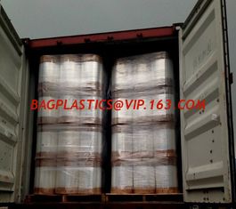 China soft high transparent tasteless anti-static non-toxic machine stretch film, pallet lldpe supplier