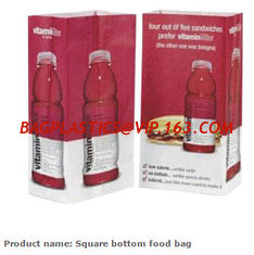 China Grocery Bag, Tea bags,  Square food paper bag,  Snack bags,  Pie packing bag,  Kraft paper food bag,  Kraft packing bags supplier