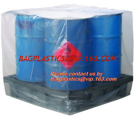 China Plastic Material and PE Plastic Type reusable pallet cover, China plastic bag of waterproof pallet covers supplier