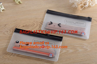 China Promotion Custom Clear PVC Vinyl Plastic Zipper Pencil Bag, popular students custom plastic zipper pvc pencil bag supplier