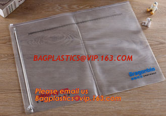 China Clear PVC TPU Cosmetic Bag Rainbow Color Transparent Plactic Material Zipper Cosmetic Storage Pouch supplier