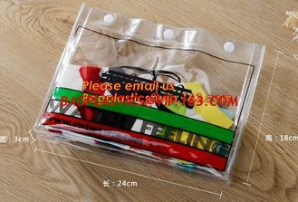 China OEM cheap price plastic clear zipper school pencil case bag supplier