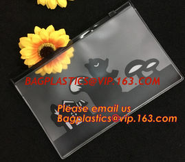 China Popular Universal Plastic School Pencil Pouch bag, Custom transparent pvc plastic pencil bag with zip supplier