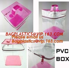 China Custom made all kinds transparent plastic make up bag clear pvc cosmetic bag for women, new fashion eco-friendly cheap w supplier