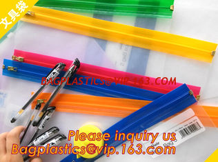 China Zippa bags, file pocket, plastic pocket, pencil holder, clip zip bags, zip clip bags, file bags, pvc file pack bags supplier
