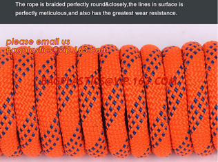 China 6mm accessory cord climbing rope nylon 66, high strength fire escape safety climbing rope supplier