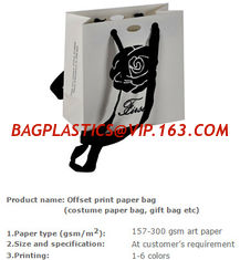 China New Wholesale Recycled Fancy Custom Paper Shopping Bag With Logo Print supplier