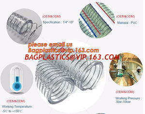 China Transparent PVC Spiral Steel Wire Reinforced Pipe Floating Dredge Hose supplier