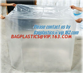 China Pallet Top Cover Sheet, LDPE bag Large square bottom bag on roll pallet cover bag, HDPE Pallet Cover Sheet supplier
