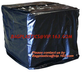 China Reusabe PVC Tarpaulin Cover,Heavy Duty Plastic PVC Pallet Cover Tarp, Duarable recylable 100% virgin PE material stretch supplier