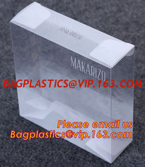 China transparent plastic box, High quality custom design logo printing clear plastic box wholsale,plastic packaging box,pet supplier