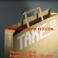 China Customized logo silver hot-stamping logo luxury paper gift bags wholesale,paper bag printing with silk handle and supplier