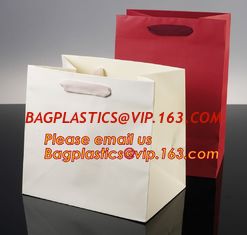 China Luxury shopping paper bag, different types design custom paper shopping bag supplier
