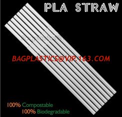 China Eco-friendly straw for drinking use, 100% compostable straw, PLA folding drinking straw supplier