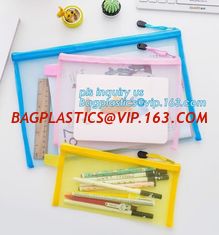 China Office Stationery Mesh Bags With Slider Zipper, expanding file/folder/File cover/documents pouch carry bag supplier