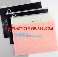 China towel slider cosmetic bag, Slider Zip Poly Bag, office file bag with zipper/document file pockect, clear pvc zipper bag/ supplier