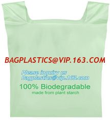 China cornstarch made biodegradable compostable dog poop bags custom printed, composting dog poop, EN13432 BPI OK compost home supplier