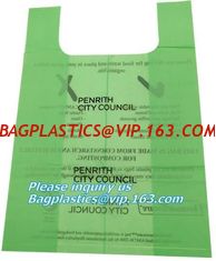 China Vest Carrier Plastic Biodegradable Shopping Bag with EN13432 Certificated, Vest Carrier Plastic Shopping Bags supplier
