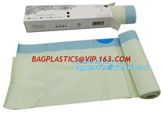 China Food Waste Kitchen Bag 3 Gallon Compost Bin Liner 25 counts, Biodegradable compostable bin liners yellow supplier