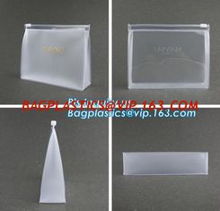 China Stores plastic pe slider zip lock bag, clothing packaging bag with zipper/clothes packaging bags/PVC slider bag supplier