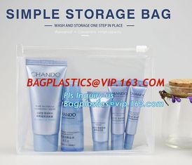 China vinyl toiletry zipper bag pvc slider bag waterproof customized print clear pvc cosmetic bags, Reusable Clear Pvc Cosmeti supplier