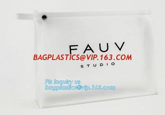 China Portable Clear PVC Slider Zipper Cosmetic Makeup Bag, Water proof slider pvc toiletry bag vinyl beachwear cosmetic bag supplier