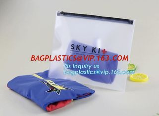 China Zipper Sealed Slider Gusset Cosmetic Bag Makeup Case Plastic Waterproof Bag, cosmetic vinyl bag clear vinyl slider zippe supplier