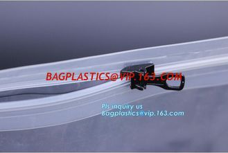 China metal packaging slider zipper bag, Slider Zipper PVC Pouch Clear Vinyl PVC k Bag, polyvinyl chloride material plas supplier