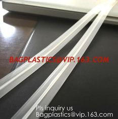 China PE &amp; PP pvc long chain pe double color flange zipper used for zip lock plastic bags, custom zipper washing machine flang supplier