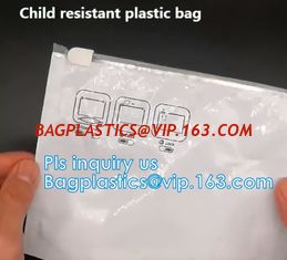China Zipper Aluminum Mylar Foil Bags, Child Proof Packaging Pouches For Baby Proofing, Child Proof Zipper Bags Packing Medica supplier