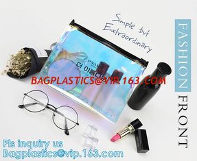 China Frosted PVC Slider Zipper Packing Bag For Clothes, vinyl slider bags/ PVC EVA zipper bag, Slider Zipper PVC Pouch Clear supplier