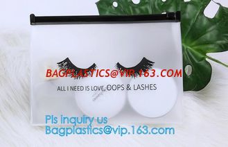 China Slider Packaging waterproof promotion Zipper bag, Sinicline pvc mini plastic zipper cosmetic slider zip bags with print supplier