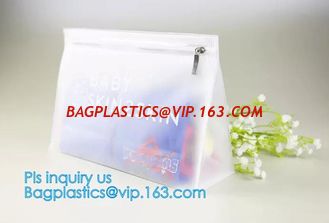 China Promotional Plastic slider bag, bag for baby underwear packing, Resealable PE / PVC Slider Zip Lock Bags supplier
