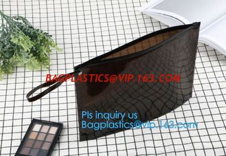 China k bag with handle &amp; slider, reclosable pvc clear plastic slider k bag, Reusable slider white small nylon cle supplier
