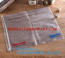 China plastic slider garment bag, packaging for shirts/clothing/underwear, k slider travel toothbrush toothpaste bag supplier