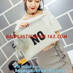 China custom slider zipper PVC stationery bag, clear pvc vinyl slider zipper bag, transparent clear PVC Slider zipper bag plas supplier